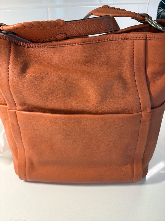 Aimee Kestenberg Orange Leather with whipstitch Bag main image 4